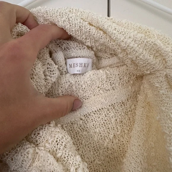 Meshki Cream Maxi Skirt & Knit Top Set - Picture 8 of 12